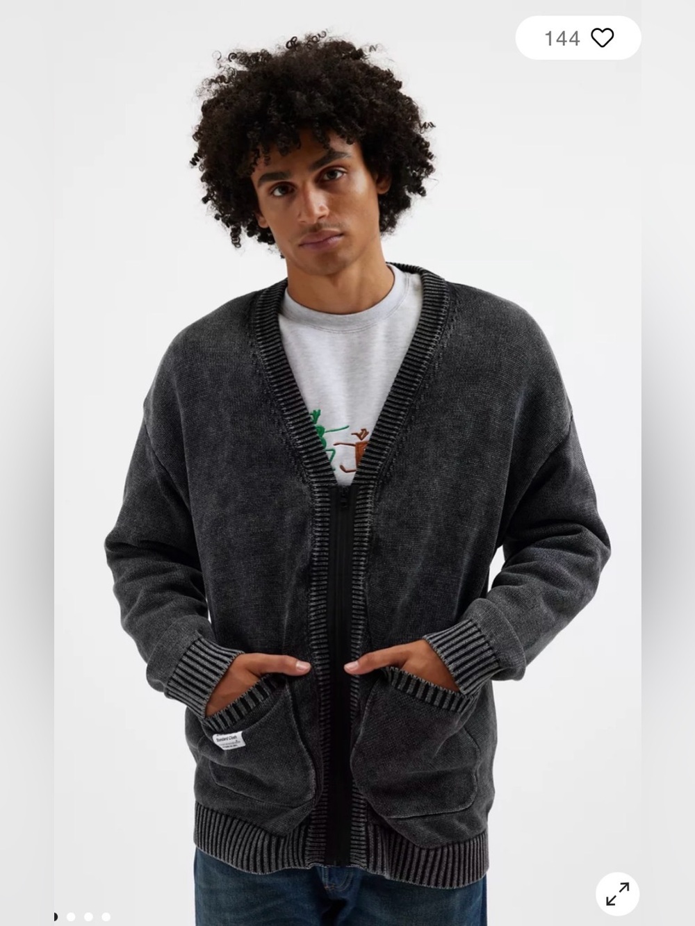 Alpha Industries x Standard Cloth UO Exclusive  Cardigan Sweater Medium NWT